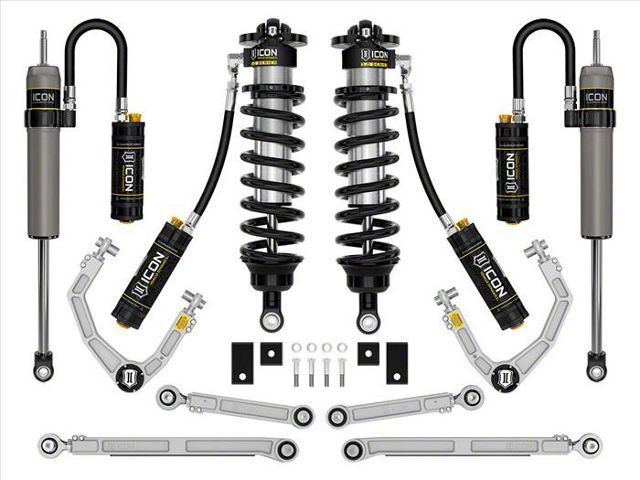 ICON Vehicle Dynamics 1.25 to 3.25-Inch 3.0 Suspension Lift System with Billet Upper Control Arms; Stage 1 (22-24 Tundra w/o Load-Leveling Air System, Excluding TRD Pro)