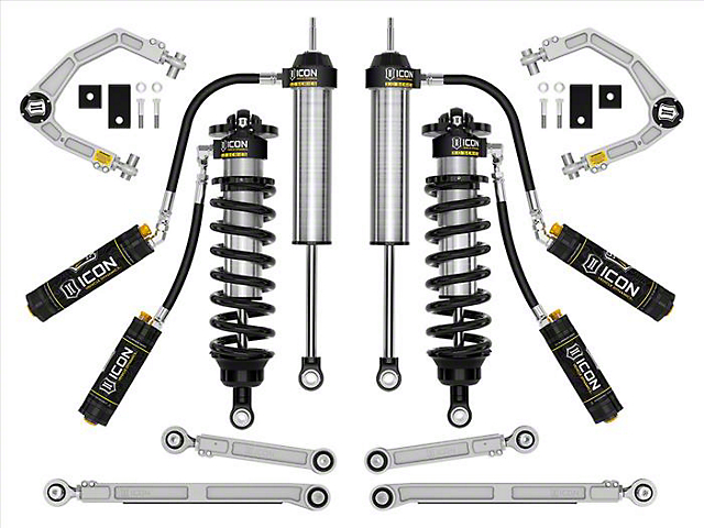 ICON Vehicle Dynamics 1.25 to 3.25-Inch 3.0 Suspension Lift System with Billet Upper Control Arms; Stage 2 (22-23 Tundra w/o Load Leveling System, Excluding TRD Pro)
