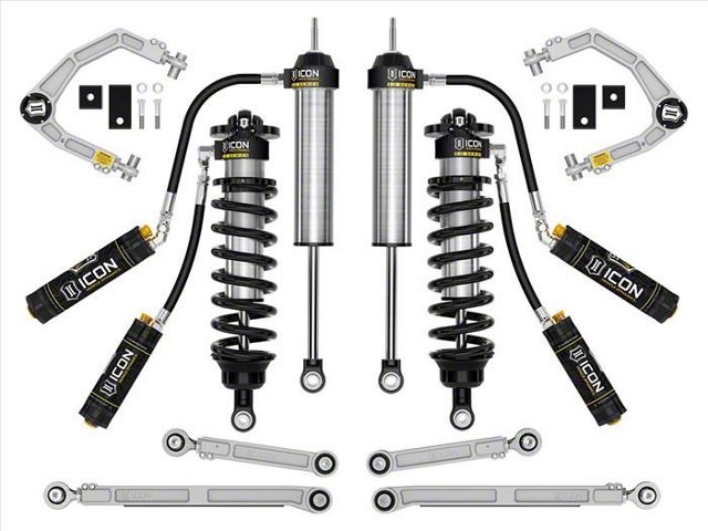 ICON Vehicle Dynamics 1.25 to 3.25-Inch 3.0 Suspension Lift System with Billet Upper Control Arms; Stage 2 (22-24 Tundra w/o Load-Leveling Air System, Excluding TRD Pro)