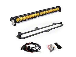 Baja Designs 20-Inch S8 Grille Light Bar Kit; Amber (22-23 Tundra w/ TRD Grille, Excluding TRD Pro)