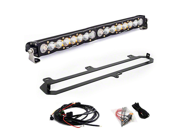 Baja Designs 20-Inch S8 Grille Light Bar Kit; Clear (22-23 Tundra w/ TRD Grille, Excluding TRD Pro)