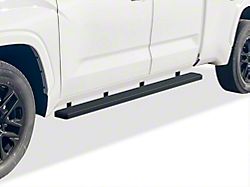 5-Inch iStep Running Boards; Black (22-23 Tundra Double Cab)