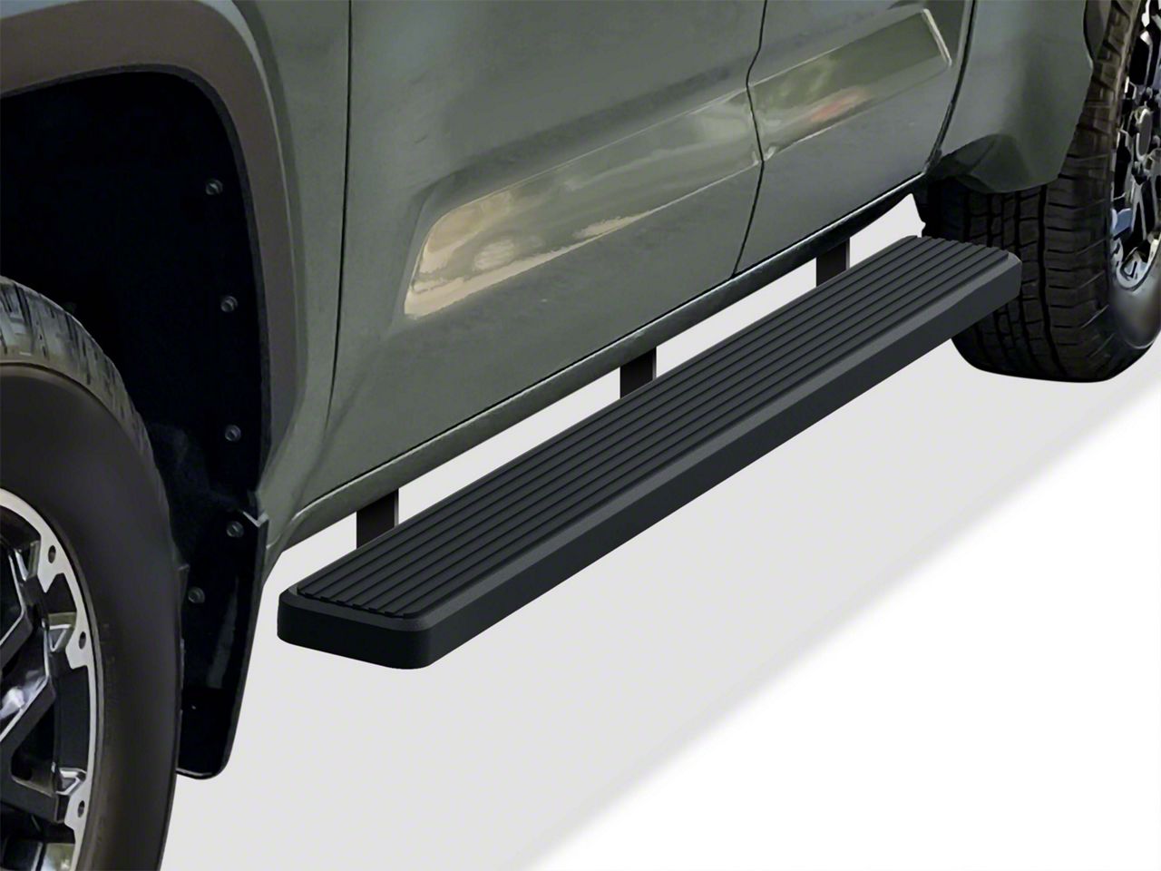 6-Inch iStep Running Boards; Black (22-23 Tundra Double Cab)