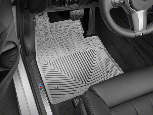 Weathertech All-Weather Front Rubber Floor Mats; Gray (22-24 Tundra)