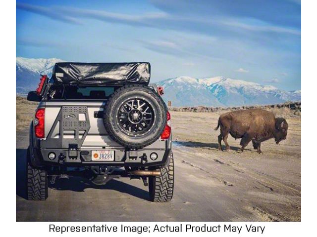 Expedition One Dual Swing Out Rear Bumper; Bare Metal (14-21 Tundra)