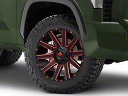 Fuel Wheels Contra Gloss Black with Red Tinted Clear 6-Lug Wheel; 20x9; 20mm Offset (22-23 Tundra)