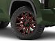 Fuel Wheels Contra Gloss Black with Red Tinted Clear 6-Lug Wheel; 20x9; 20mm Offset (22-24 Tundra)