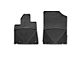 Weathertech All-Weather Front Rubber Floor Mats; Black (07-11 Tundra)