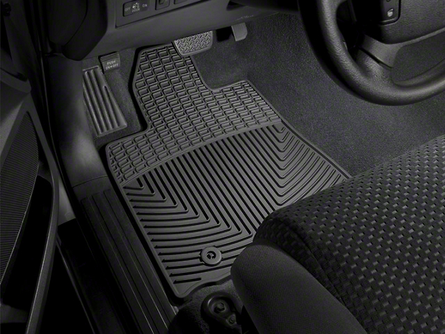 Weathertech All-Weather Front Rubber Floor Mats; Black (12-21 Tundra)