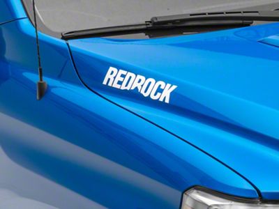 SEC10 RedRock Hood Decal; White (Universal; Some Adaptation May Be Required)