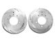 C&L Super Sport HD Cross-Drilled and Slotted 5-Lug Rotors; Rear Pair (07-21 Tundra)