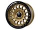 Tremor Wheels 104 Aftershock Gloss Gold with Gloss Black Lip 5-Lug Wheel; 17x8.5; 0mm Offset (14-21 Tundra)