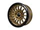 Tremor Wheels 104 Aftershock Gloss Gold with Gloss Black Lip 5-Lug Wheel; 20x9; 0mm Offset (14-21 Tundra)