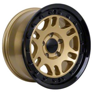 Tremor Wheels 105 Shaker Gloss Gold with Gloss Black Lip 5-Lug Wheel; 20x9; 0mm Offset (14-21 Tundra)