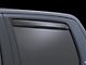 Weathertech Side Window Deflectors; Rear; Dark Smoke (07-21 Tundra CrewMax)
