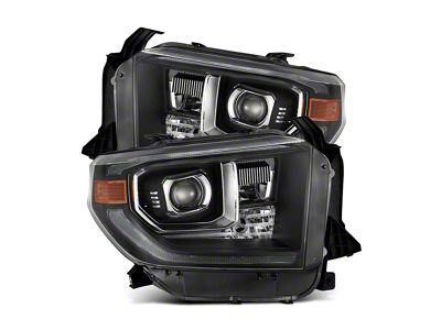 PRO-Series G2 Projector Headlights; Black Housing; Clear Lens (14-21 Tundra w/ Factory LED Headlights)