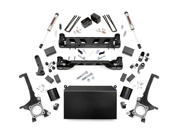 Rough Country 4-Inch Suspension Lift Kit with V2 Monotube Shocks (16-21 Tundra, Excluding TRD Pro)