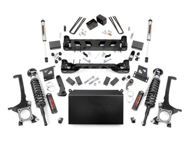 Rough Country 6-Inch Suspension Lift Kit with Vertex Adjustable Coil-Overs and V2 Monotube Shocks (16-21 4WD Tundra, Excluding TRD Pro)