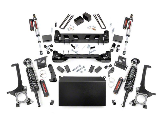 Rough Country 6-Inch Suspension Lift Kit with Vertex Adjustable Coil-Overs and Vertex Reservoir Shocks (16-21 4WD Tundra, Excluding TRD Pro)