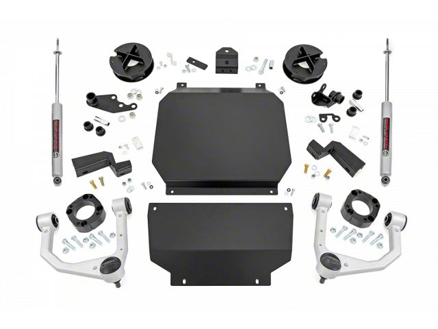 Rough Country 3.50-Inch Suspension Lift Kit (22-24 4WD Tundra w/o AVS System & Load-Leveling Air System, Excluding TRD Pro)