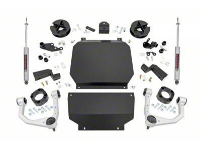 Rough Country 3.50-Inch Suspension Lift Kit (22-23 4WD Tundra w/o Rear Air Ride & AVS System, Excluding TRD Pro)
