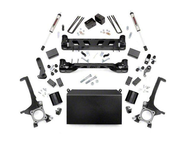 Rough Country 4.50-Inch Suspension Lift Kit with V2 Monotube Shocks (07-15 Tundra, Excluding TRD Pro)