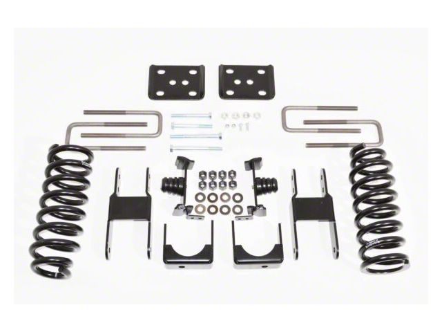 McGaughys Suspension Lowering Kit; 2-Inch Front / 4-Inch Rear (07-21 2WD Tundra Regular Cab)