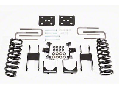 McGaughys Suspension Lowering Kit; 2-Inch Front / 4-Inch Rear (07-21 2WD Tundra Double Cab, CrewMax)