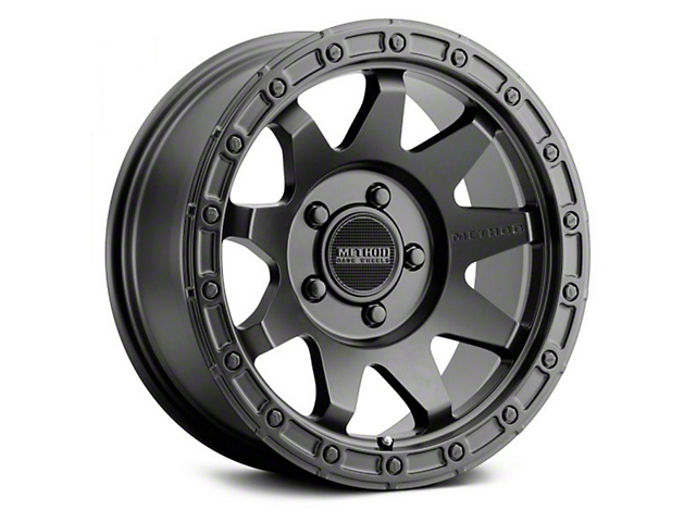 Method Race Wheels MR317 Matte Black 5-Lug Wheel; 17x8.5; 0mm Offset (07-13 Tundra)