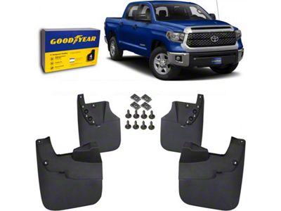 Goodyear Car Accessories Mud Flaps; Front and Rear (14-21 Tundra)