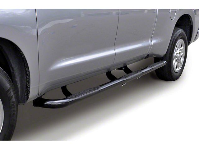3-Inch 6000 Series Wheel-to-Wheel Side Step Bars; Black (07-21 Tundra Double Cab w/ 6.5-Foot Bed)
