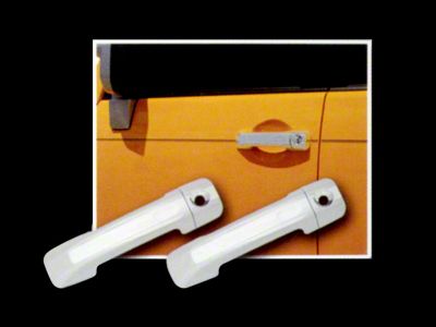 Door Handle Covers with Smart Key Opening; Chrome (07-21 Tundra CrewMax)