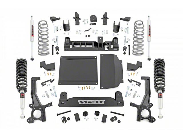Rough Country 3-Inch Suspension Lift Kit with Front Strut Spacers and Rear N3 Shocks (22-24 4WD Tundra w/o Air Ride, Exlcuding TRD Pro)