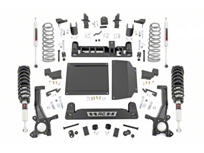 Rough Country 3-Inch Suspension Lift Kit with Front Strut Spacers and Rear N3 Shocks (22-23 4WD Tundra w/o Air Ride, Exlcuding TRD Pro)