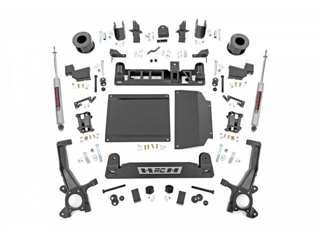 Rough Country 6-Inch Suspension Lift Kit (22-24 Tundra w/ Red CV Axles & w/o Air Ride, Excluding TRD Pro)