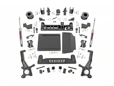 Rough Country 6-Inch Suspension Lift Kit (22-23 Tundra w/ Red CV Axles & w/o Air Ride, Excluding TRD Pro)