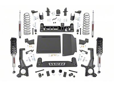 Rough Country 6-Inch Suspension Lift Kit with Front N3 Struts and Rear N3 Shocks (22-23 4WD Tundra w/o Air Ride, Exlcuding TRD Pro)