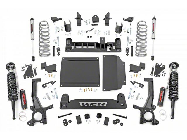 Rough Country 6-Inch Suspension Lift Kit with Front Vertex Coil-Overs and Rear V2 Shocks (22-24 4WD Tundra w/o Air Ride, Exlcuding TRD Pro)