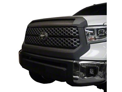 Upper Grille Surround and Hood Bulge Overlay; Armor Coated (14-21 Tundra)