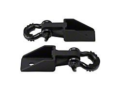 Supreme Suspensions Bolt-On Shackle Mount with Black D-Ring Shackles (07-21 Tundra)