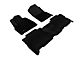 3D MAXpider KAGU Series All-Weather Custom Fit Front and Rear Floor Liners; Black (07-11 Tundra CrewMax)