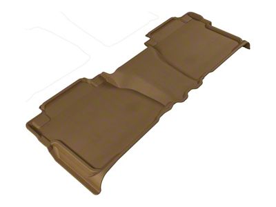 3D MAXpider KAGU Series All-Weather Custom Fit Rear Floor Liners; Tan (07-13 Tundra Double Cab)