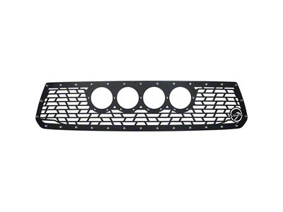 Vision X Upper Replacement Grille with CG2 Cannon Light Opening; Satin Black (14-21 Tundra)