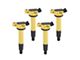 Accel SuperCoil Ignition Coils; Yellow; 4-Pack (10-12 4.6L, 5.7L Tundra)