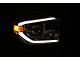 PRO-Series Projector Headlights; Alpha Black Housing; Clear Lens (14-21 Tundra w/ Factory Halogen Headlights)