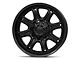 Fuel Wheels Darkstar Matte Black with Gloss Black Lip 6-Lug Wheel; 20x9; 1mm Offset (22-24 Tundra)