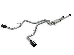 Flowmaster FlowFX Dual Exhaust System with Black Tips; Side Exit (2009 4.7L Tundra)