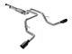 Flowmaster FlowFX Dual Exhaust System with Black Tips; Side Exit (09-21 5.7L Tundra)