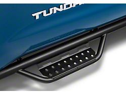 N-Fab Cab Length RS Nerf Side Step Bars; Textured Black (07-21 Tundra CrewMax w/ 5-1/2-Foot Bed)