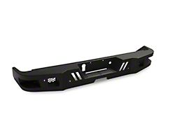 Armour Rear Bumper with LED Lights; Black (14-21 Tundra)